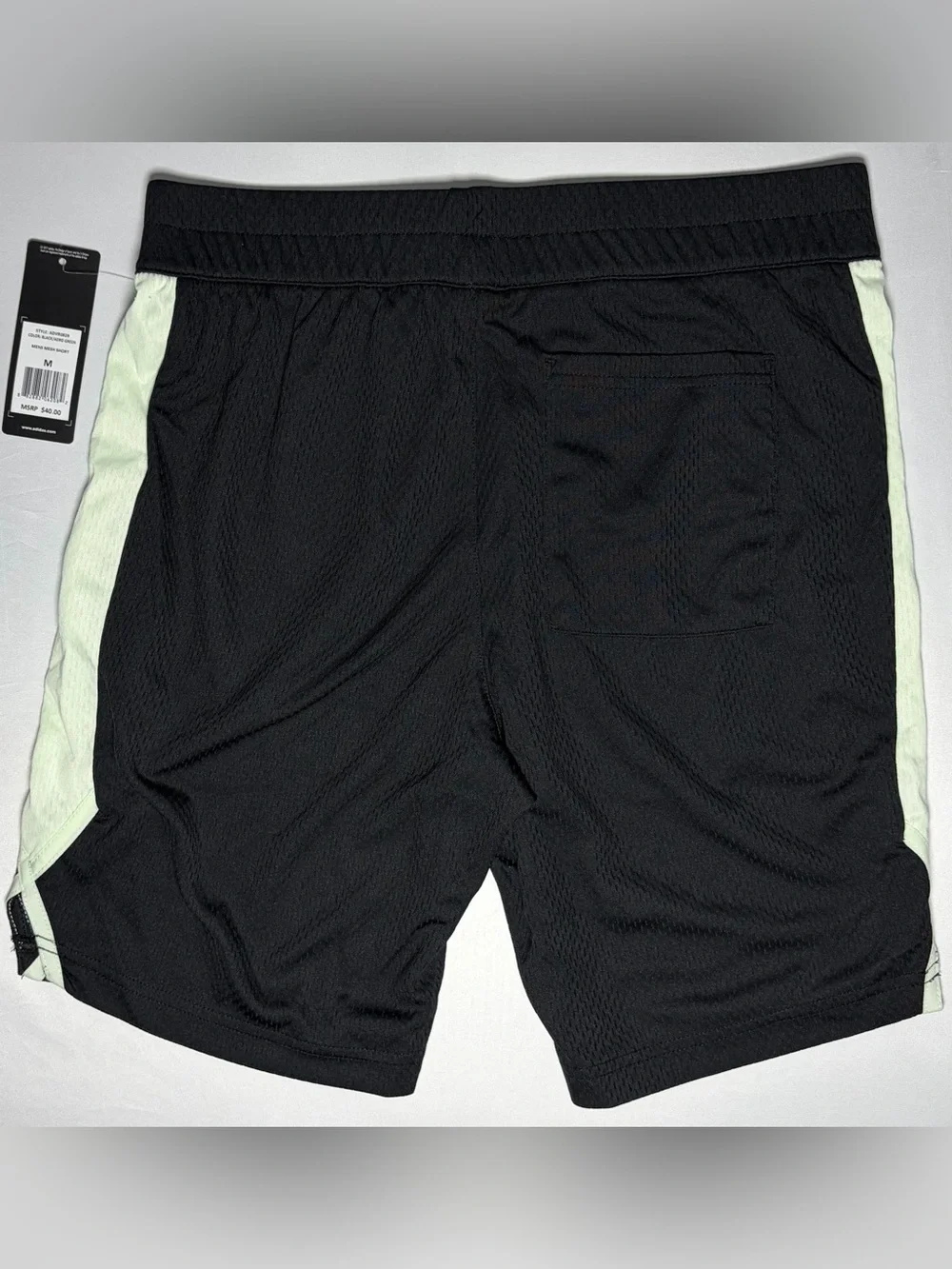 Adidas Golf Mesh Active Shorts Men's Medium Black/Aero Green New w Tags